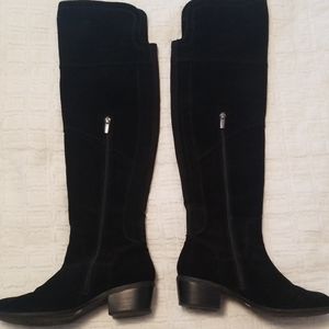 Vince Camuto over the knee boot black suede size 8